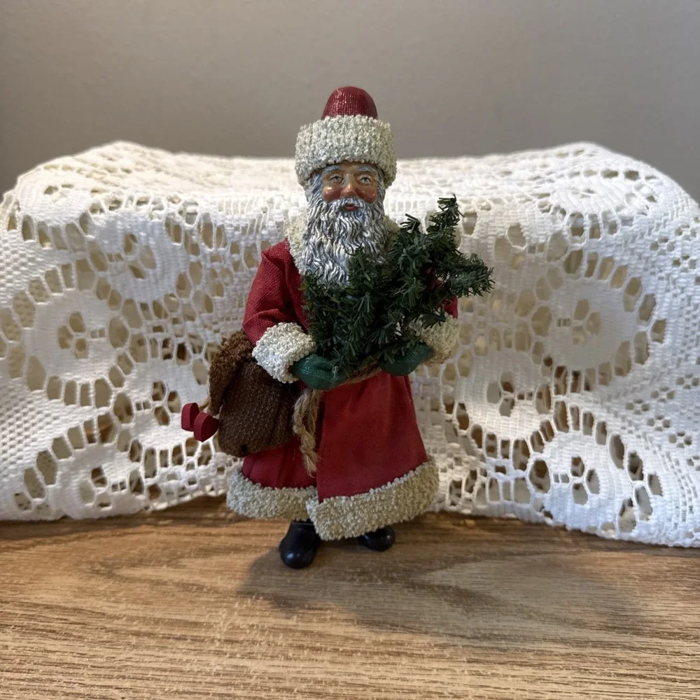 Vintage Paper Mache Santa